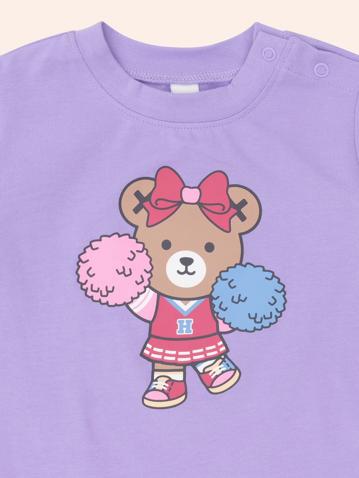 Huxbaby Cheerleader Huxette Tee Violet