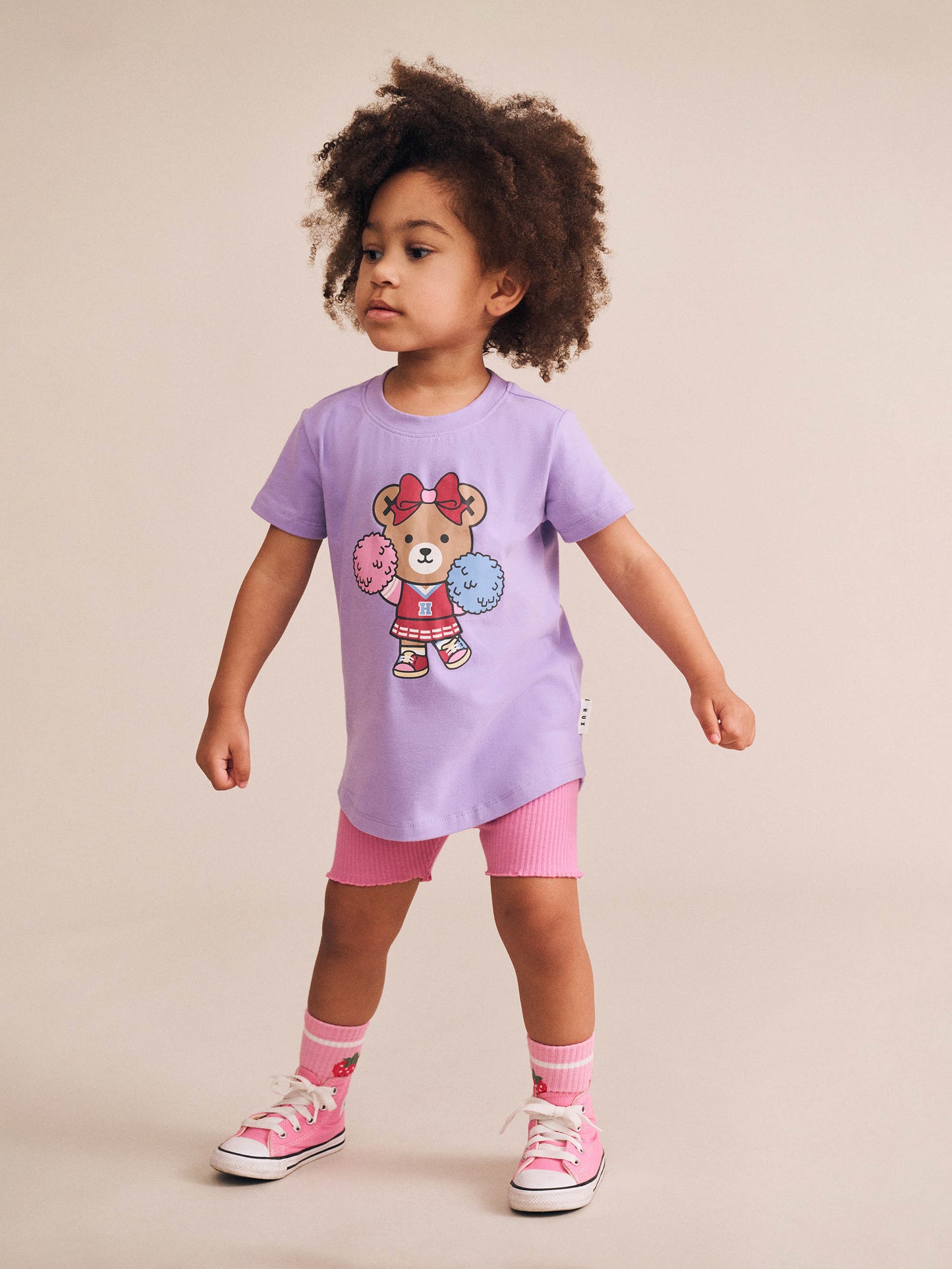 Huxbaby Cheerleader Huxette Tee Violet