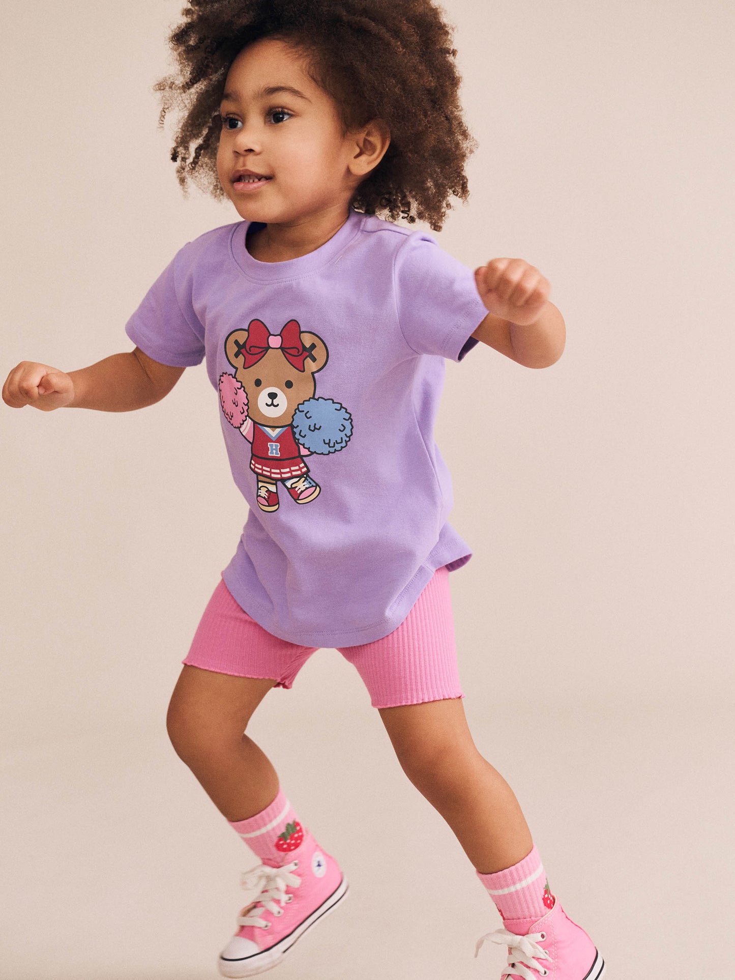Huxbaby Cheerleader Huxette Tee Violet