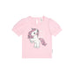 Huxbaby Flutter Unicorn Puff Sleeve T-Shirt Cherry Blossom