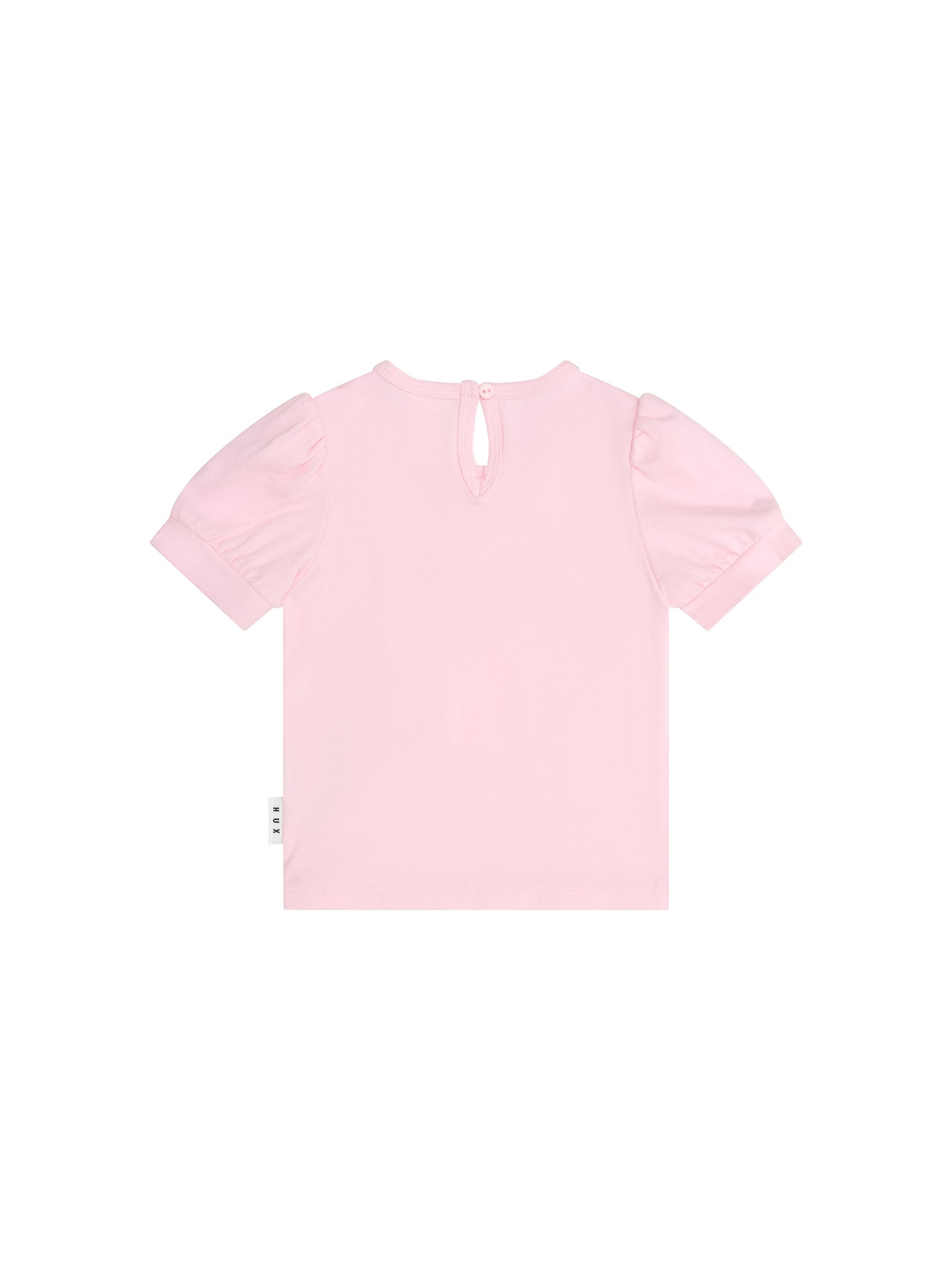 Huxbaby Flutter Unicorn Puff Sleeve T-Shirt Cherry Blossom