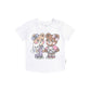 Huxbaby Furever Friends T-Shirt White