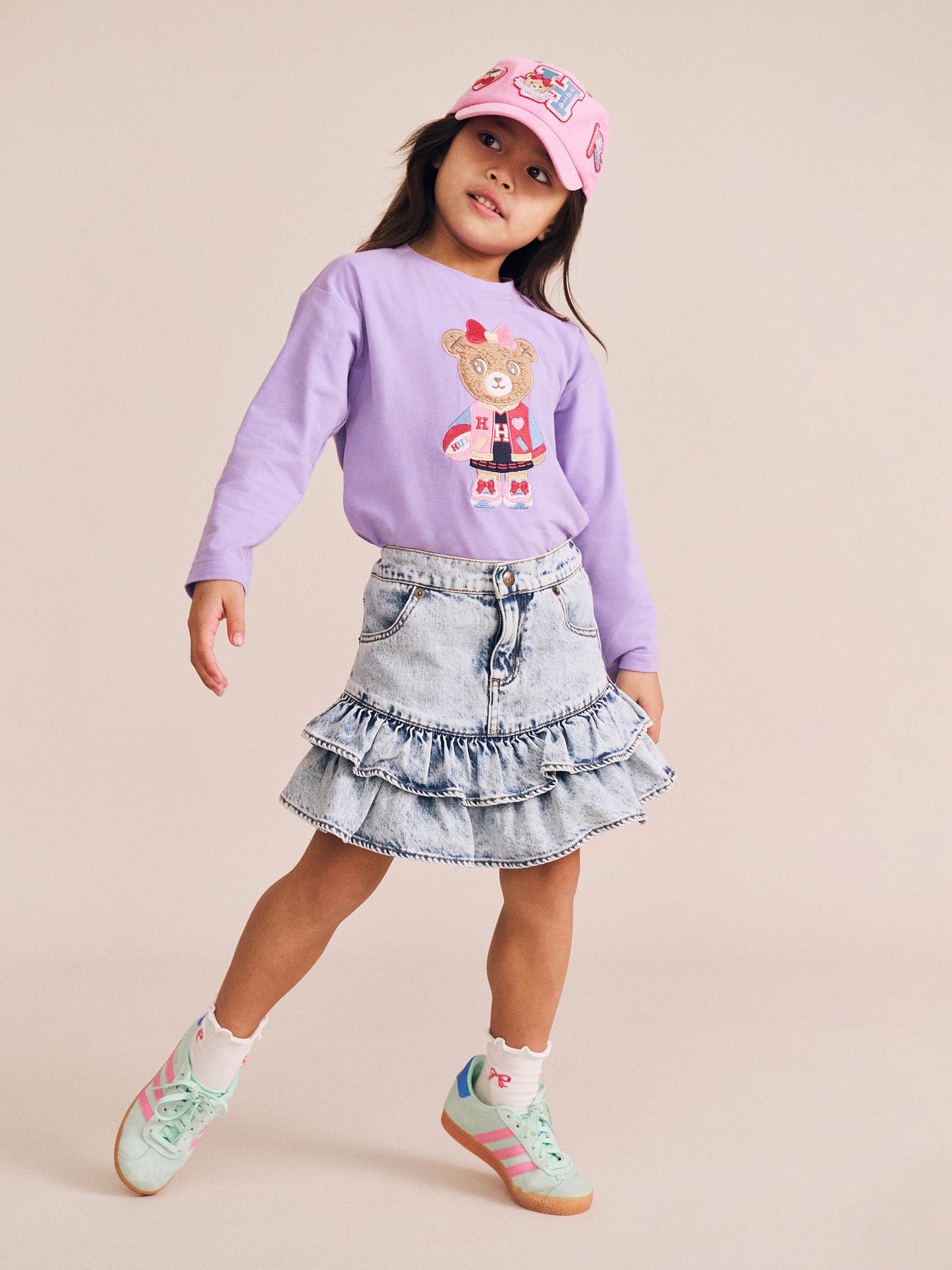 Huxbaby Baller Huxette Drop Sleeve Top Violet