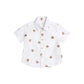 Huxbaby Shortsleeve Huxbear Button Up Crisp White