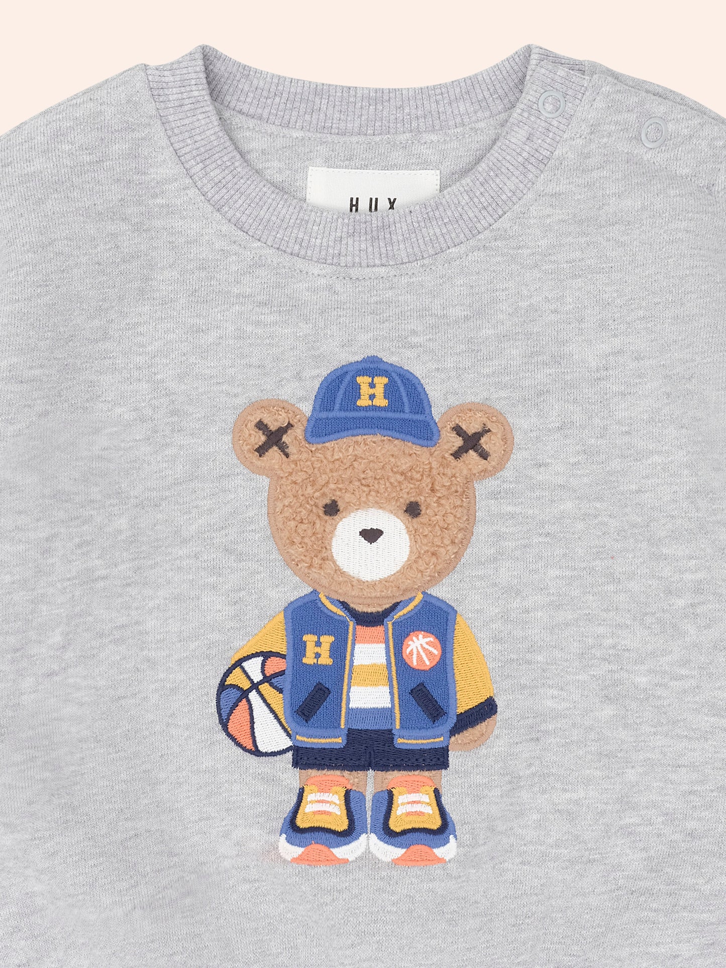 Huxbaby Baller Sweatshirt Grey Marle