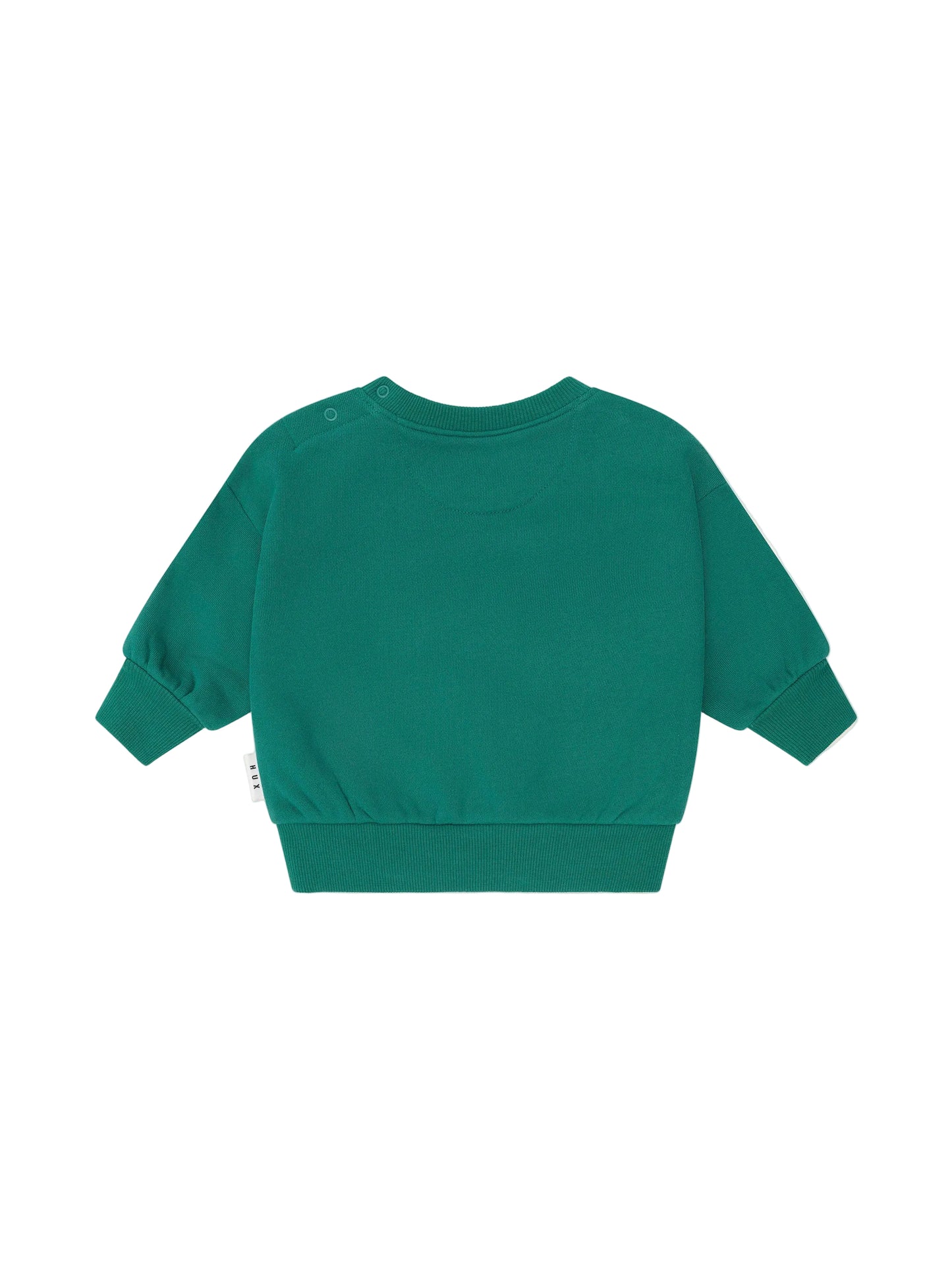 Huxbaby Racer Stripe Sweatshirt Emerald