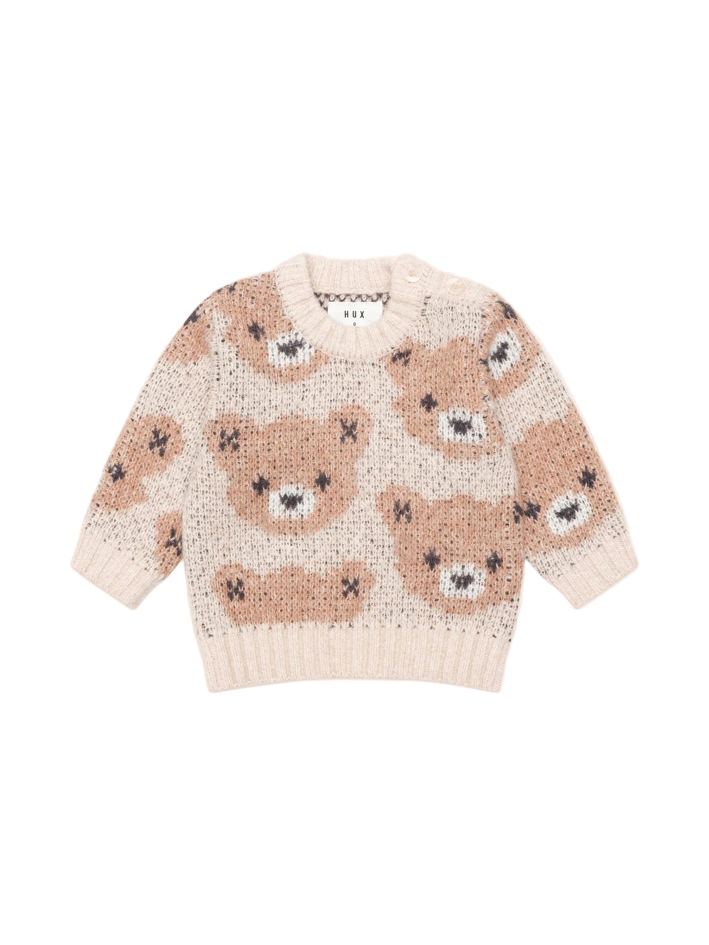 Huxbaby Classic Sponge Pullover Ecru