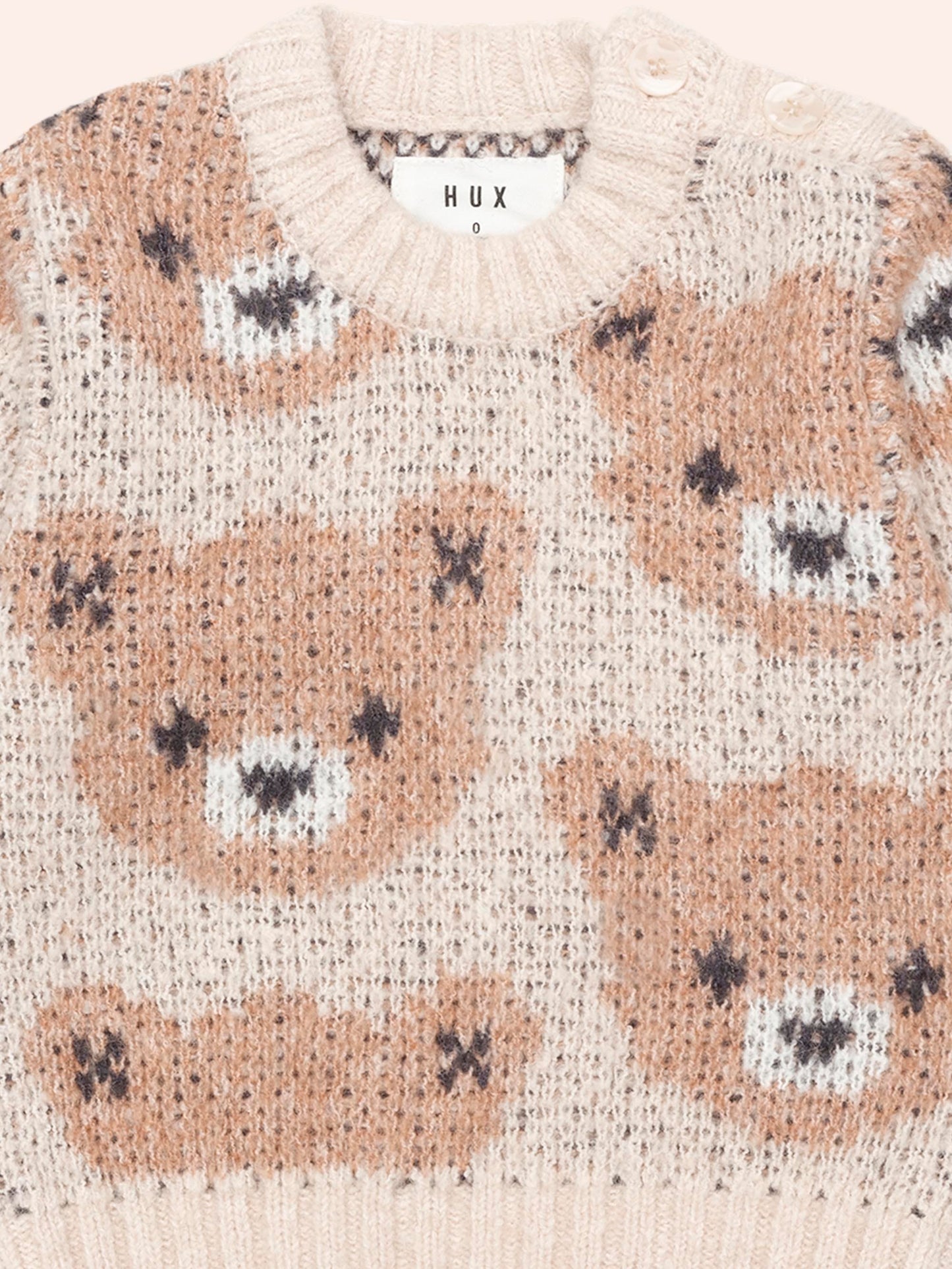 Huxbaby Classic Sponge Pullover Ecru