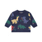 Huxbaby Camping Dino Knit Pullover Navy