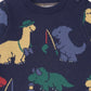 Huxbaby Camping Dino Knit Pullover Navy