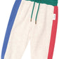 Huxbaby Colour Block Splice Trackpant Oat Marle