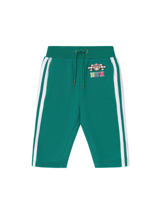 Huxbaby Racer Stripe Trackpant Emerald