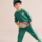 Huxbaby Racer Stripe Trackpant Emerald