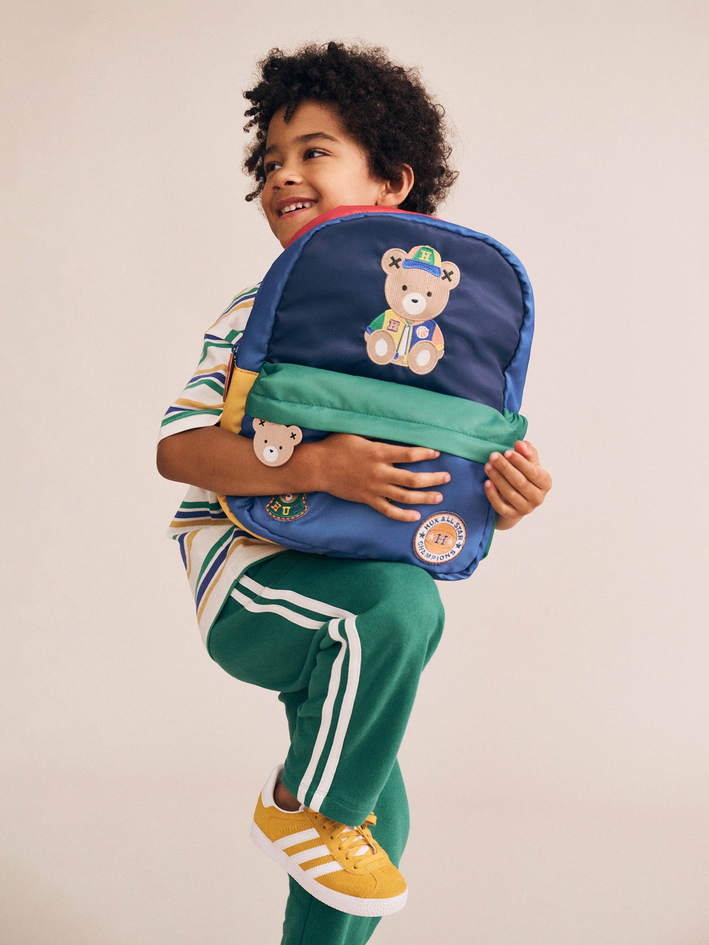 Huxbaby Racer Stripe Trackpant Emerald