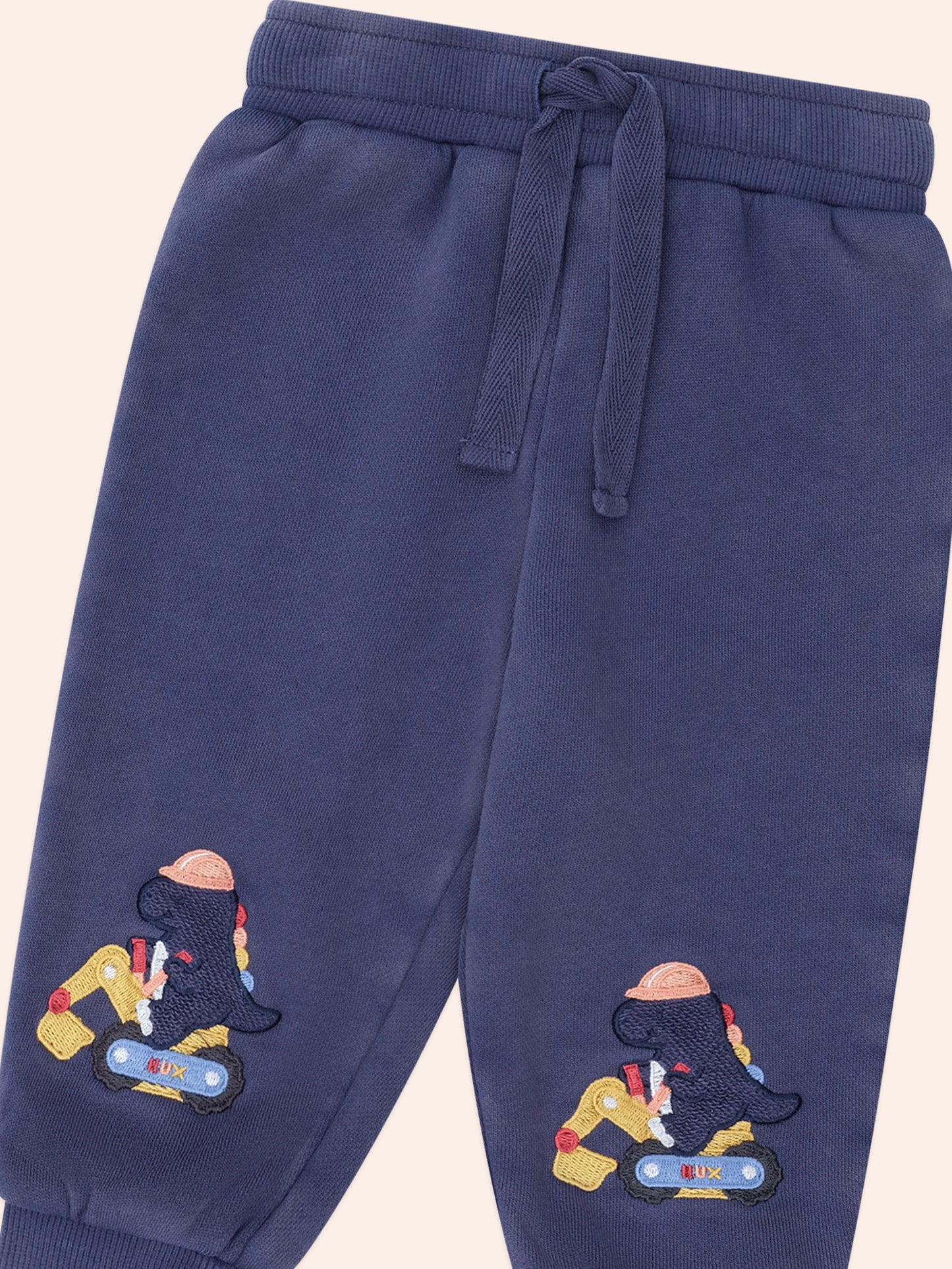 Huxbaby Tradie Dino Trackpant Washed Navy