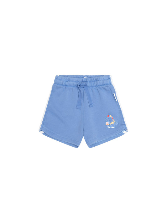 Huxbaby Baller Dino Sporty Stripe Short Vintage Blue