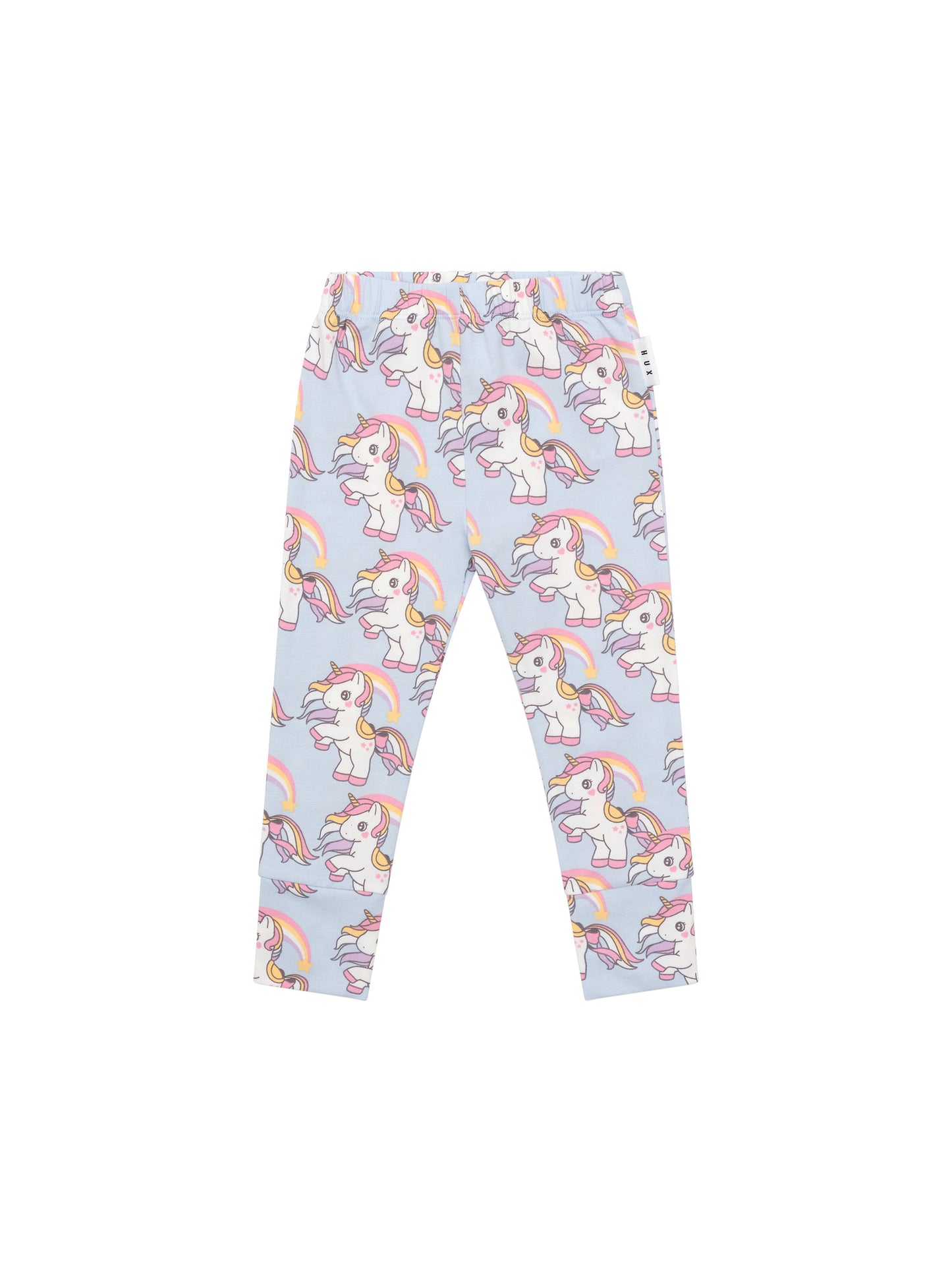 Huxbaby Rainbow Unicorn Legging Ice Water