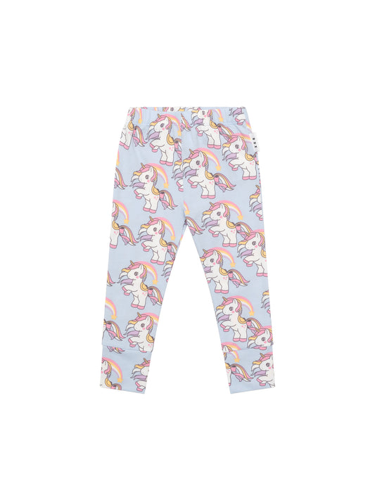 Huxbaby Rainbow Unicorn Legging Ice Water