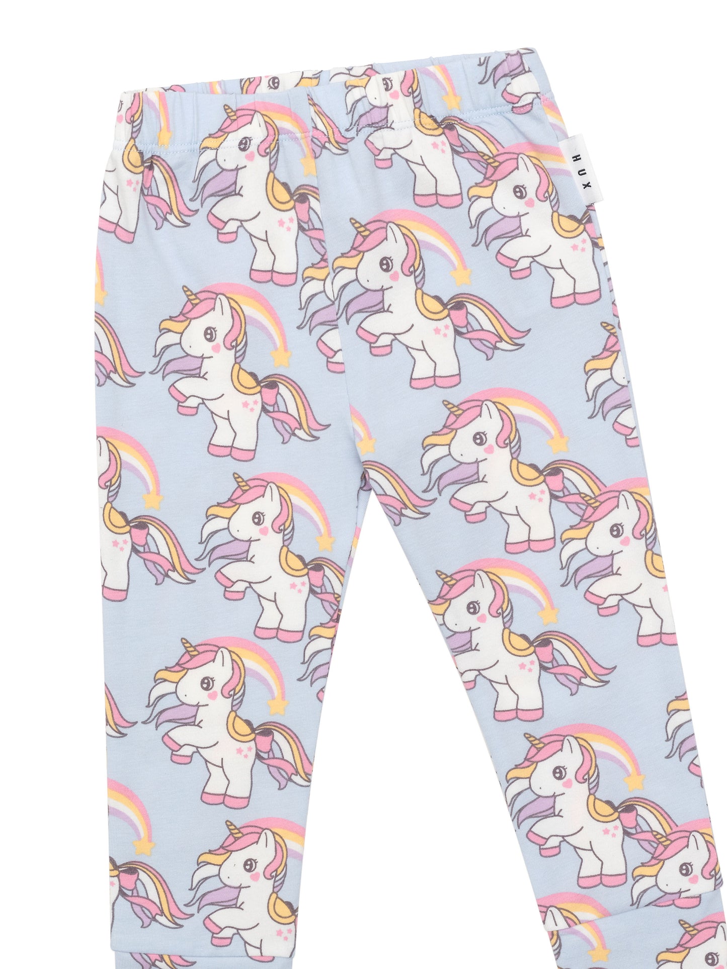 Huxbaby Rainbow Unicorn Legging Ice Water