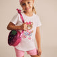 Huxbaby Pink Rib Bike Shortie Strawberry