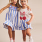 Huxbaby Seaside Cherry Stripe Frill Skort Seaside / Almond Milk