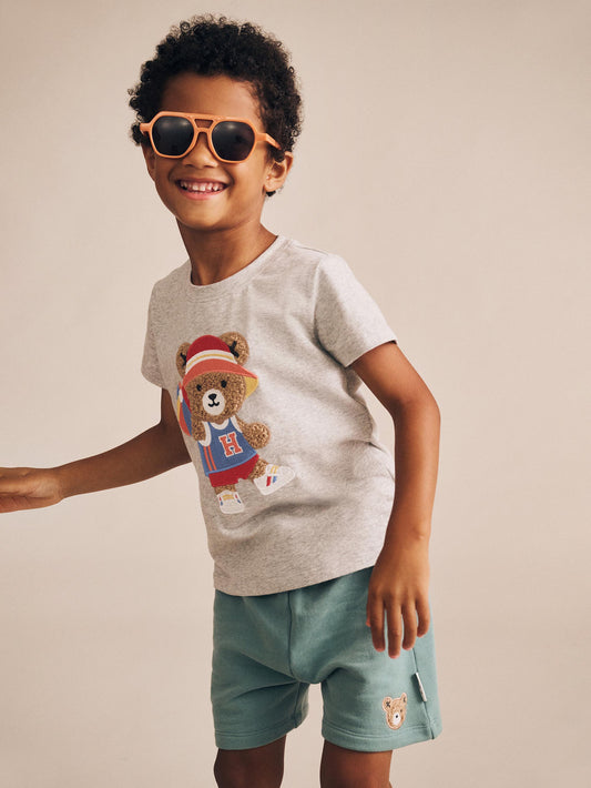 Huxbaby Furry Huxbear Shorts Granite Green