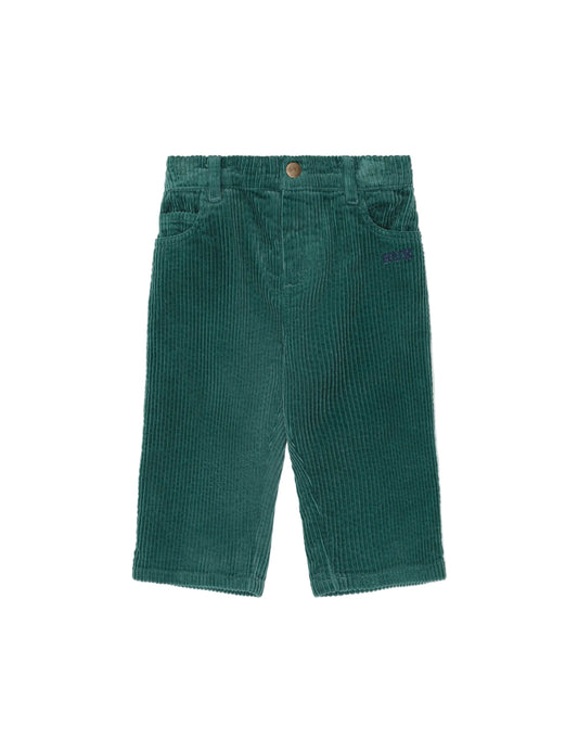 Huxbaby Cord Wide Leg Pant Forest