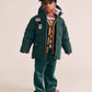 Huxbaby Cord Wide Leg Pant Forest