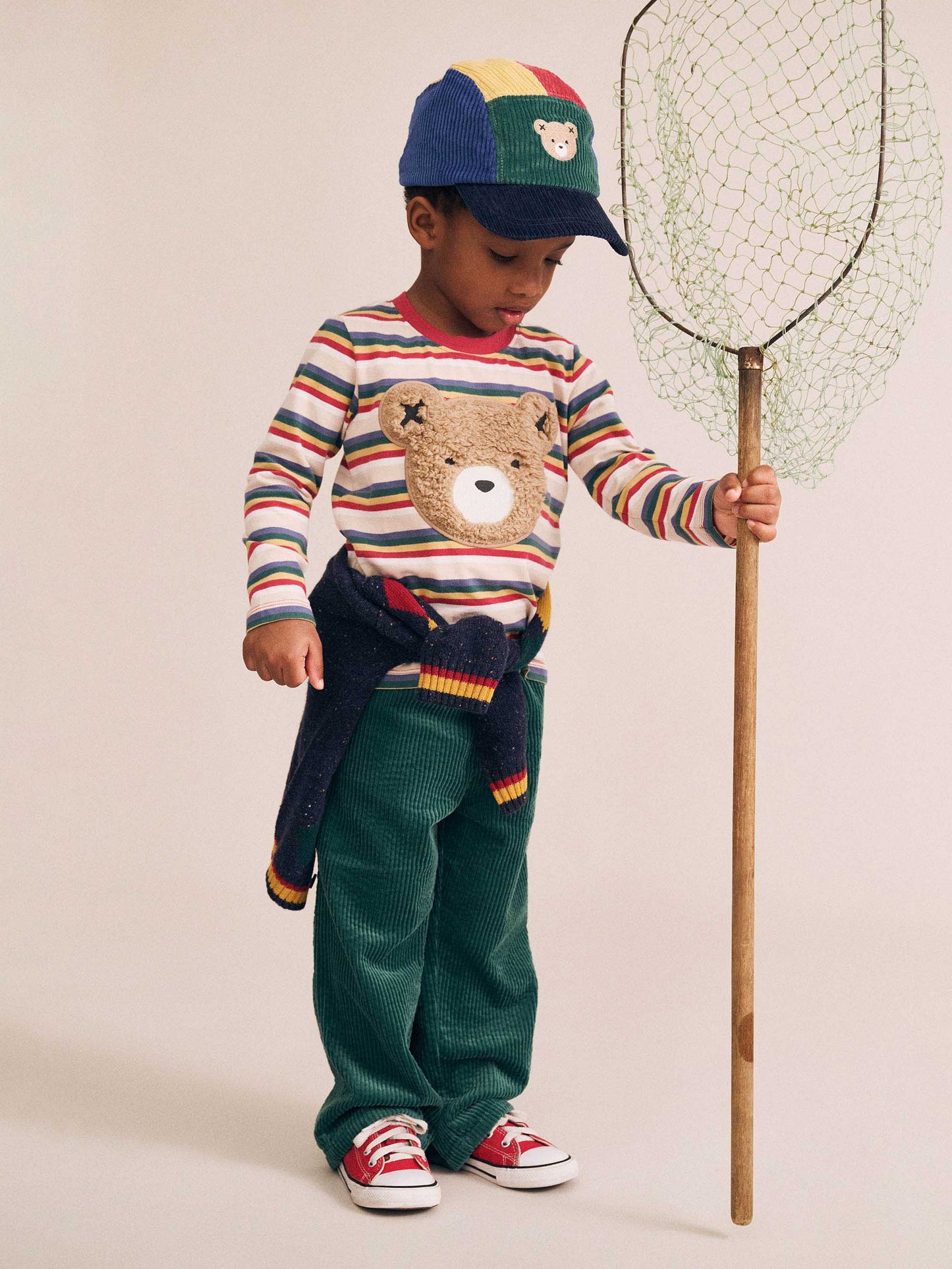 Huxbaby Cord Wide Leg Pant Forest