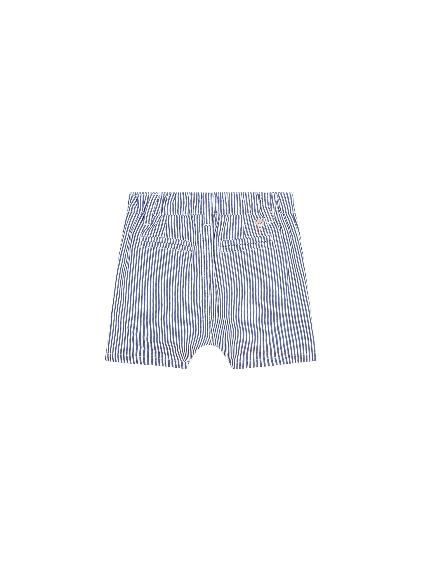 Huxbaby Classic Stripe Chino Shorts Navy / Almond Milk