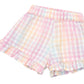 Huxbaby Rainbow Check Skort