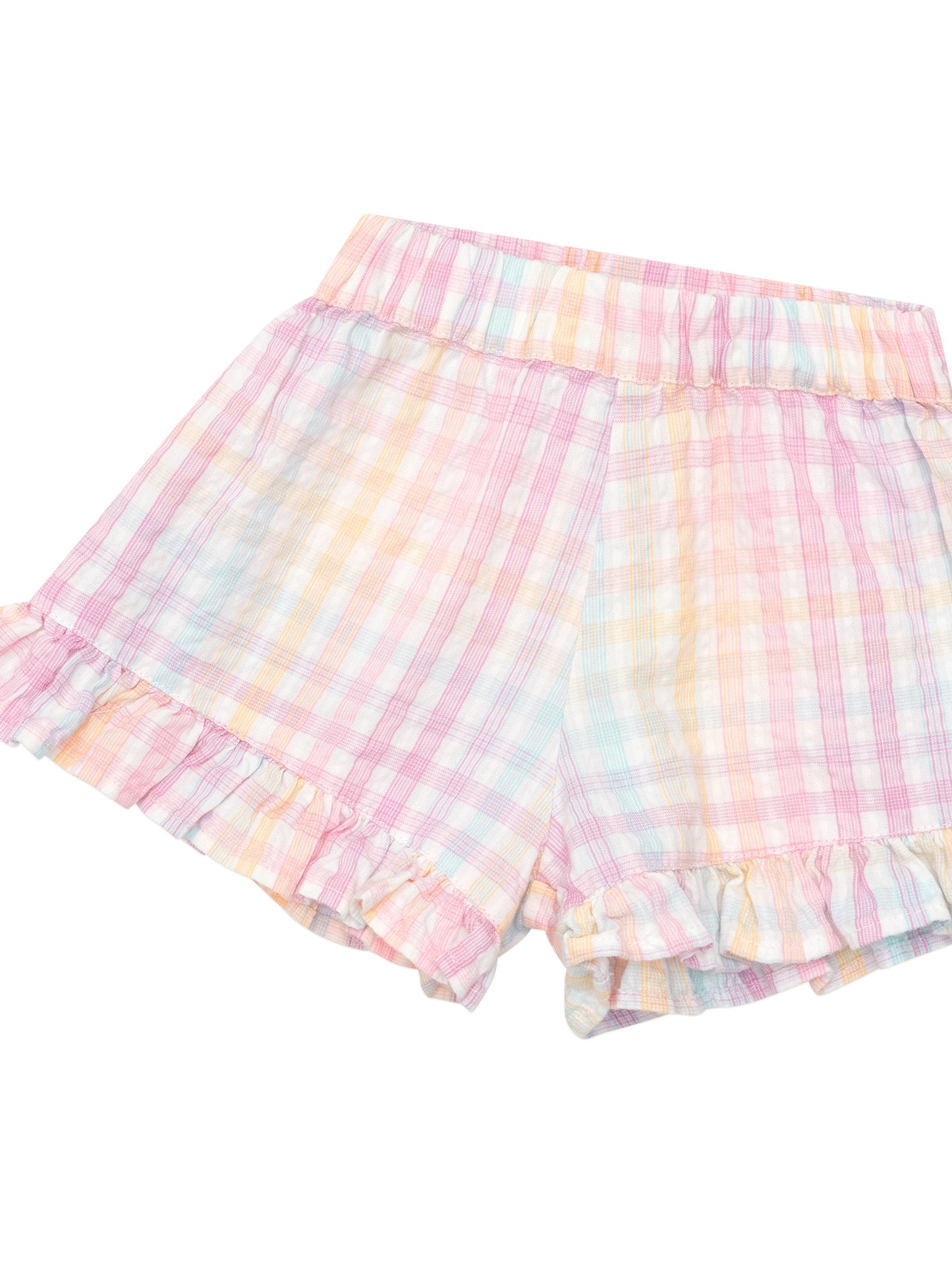 Huxbaby Rainbow Check Skort