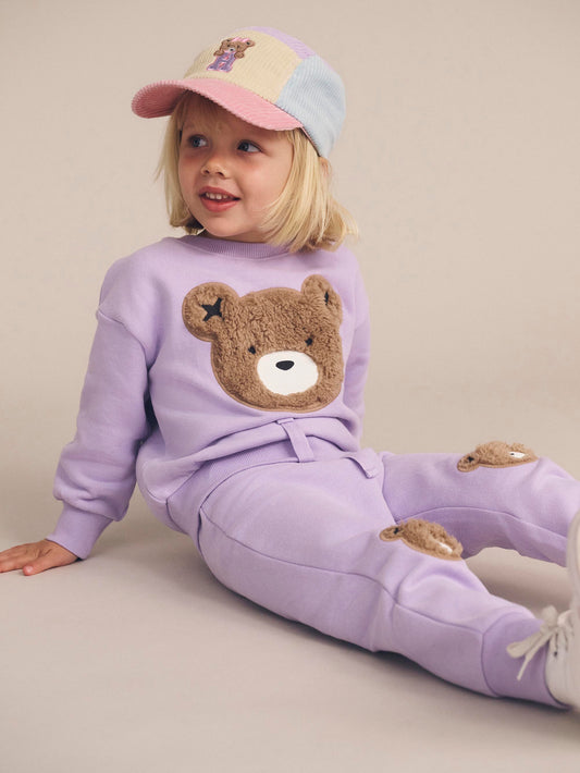 Huxbaby Furry Huxbear Trackpant Orchid