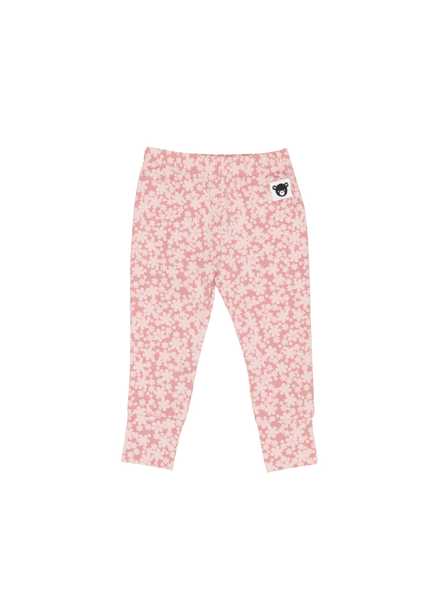 Huxbaby Smile Floral Legging Dusty Rose
