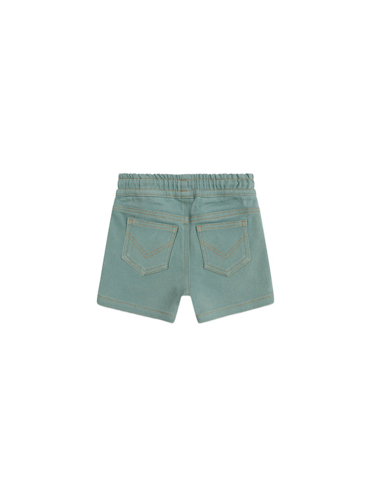 Huxbaby Denim Huxbear Shorts Granite Green