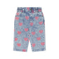 Huxbaby Dreamy Denim Hearts Jeans Denim / Cherry