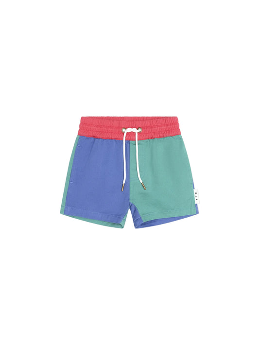 Huxbaby Colour Block Twill Short