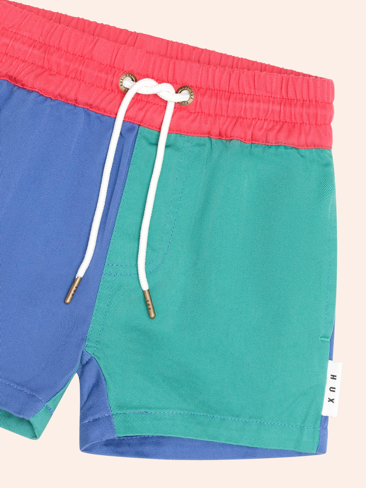 Huxbaby Colour Block Twill Short