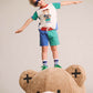 Huxbaby Colour Block Twill Short