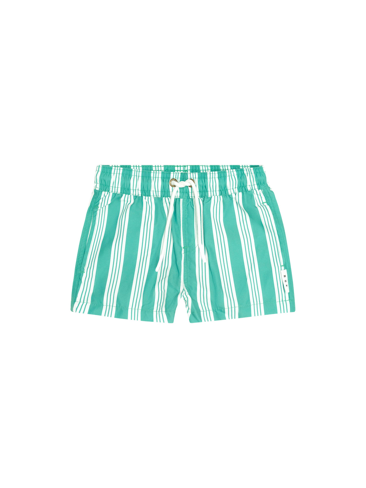 Huxbaby Vintage Green Stripe Boardshort