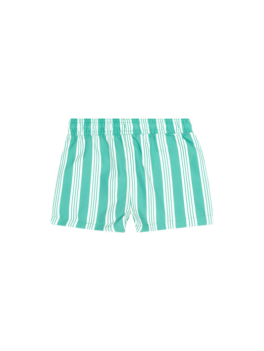 Huxbaby Vintage Green Stripe Boardshort
