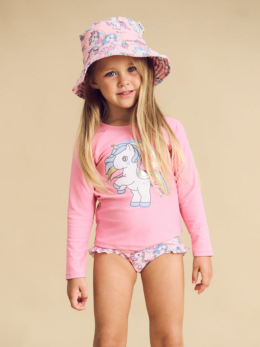 Huxbaby Rainbow Unicorn Swim Hat Candy