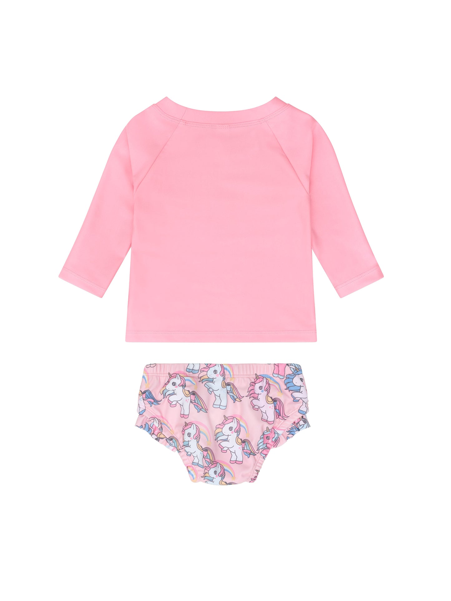 Huxbaby Rainbow Unicorn Swim Set Bubblegum + Candy