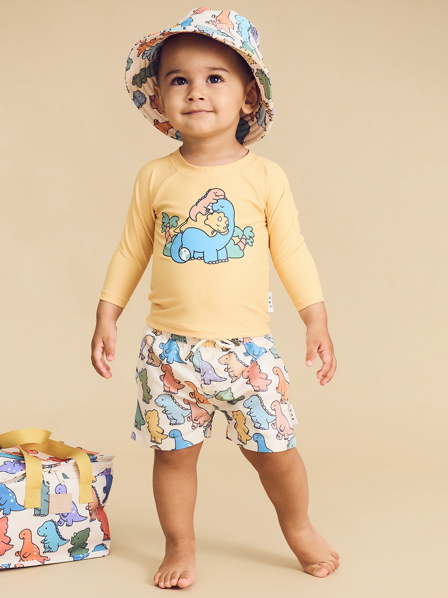 Huxbaby Cuddlesaurus Rashguard Buttercup