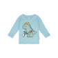 Huxbaby Construction Dino Rashguard Ocean