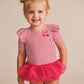 Huxbaby Ballerina Swimsuit Cherry Pie Stripe Cherry