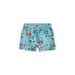 Huxbaby Racer Dino Swim Shorts Granite Green