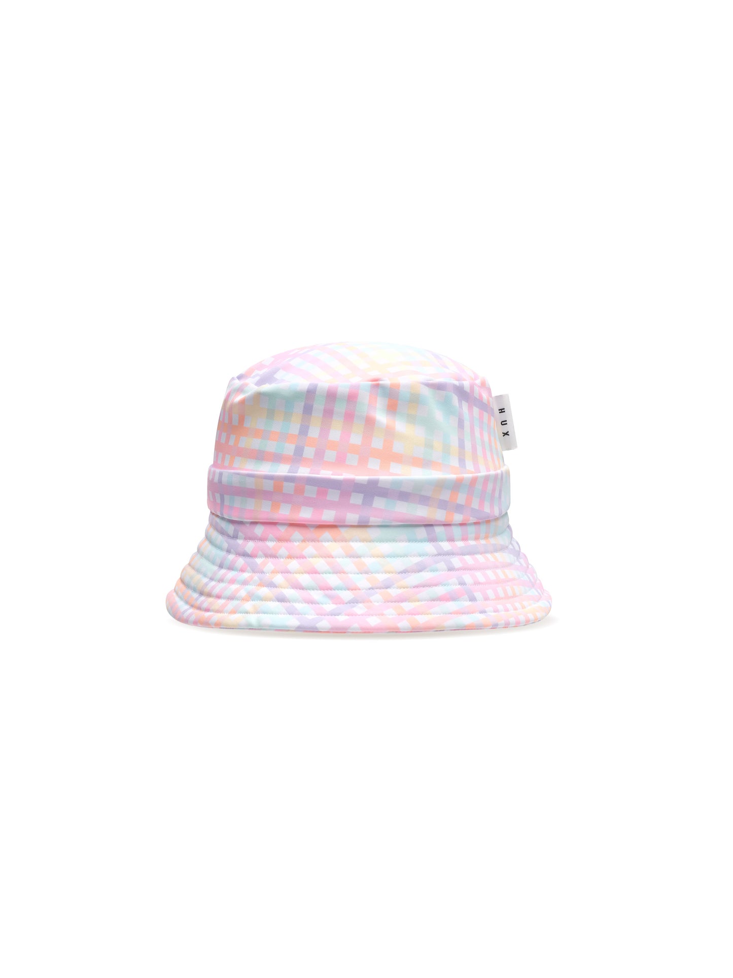 Huxbaby Rainbow Check Swim Hat