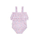 Huxbaby Bluebell Floral Frill Swimsuit Cherry Blossom