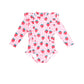 Huxbaby Strawberry Check Frill Swimsuit